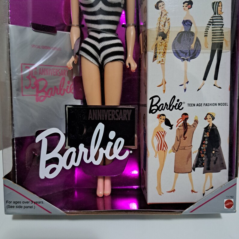 Vintage 1959 Barbie 35th Anniversary Barbie 11782 - Etsy