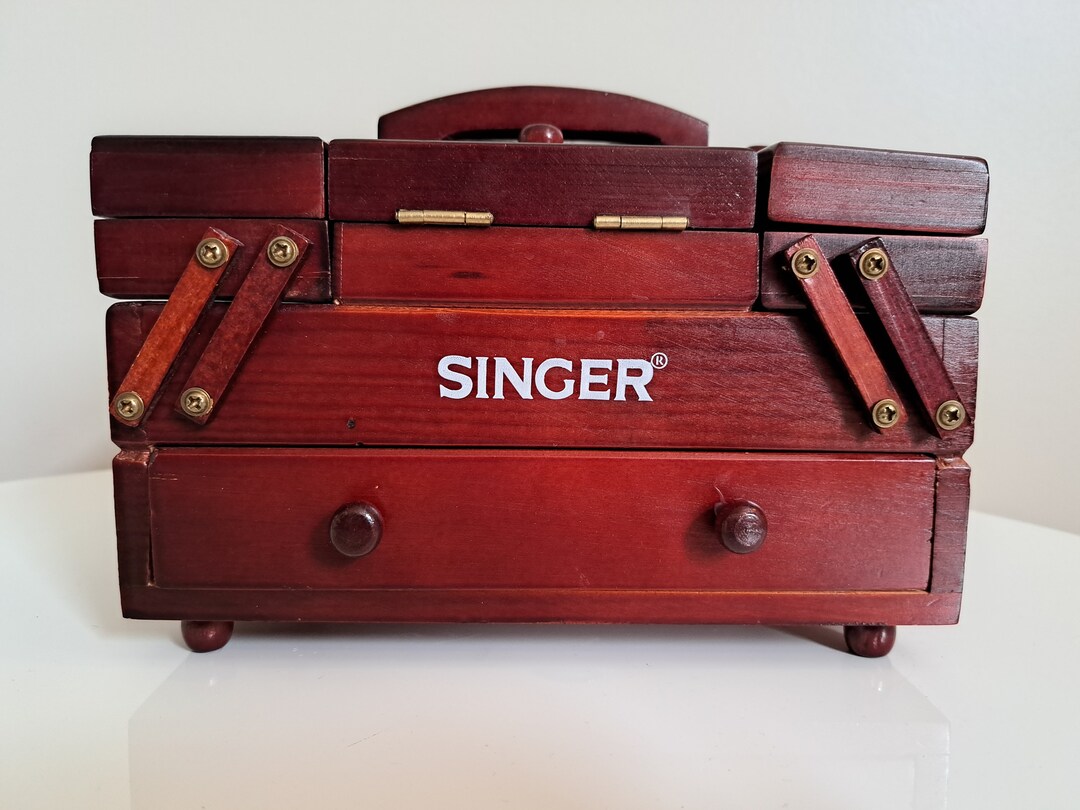 Vintage Singer Sewing Box Etsy