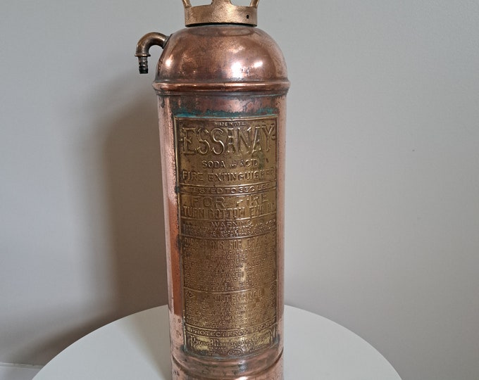 Vintage Essanay Fire Extinguisher Etsy