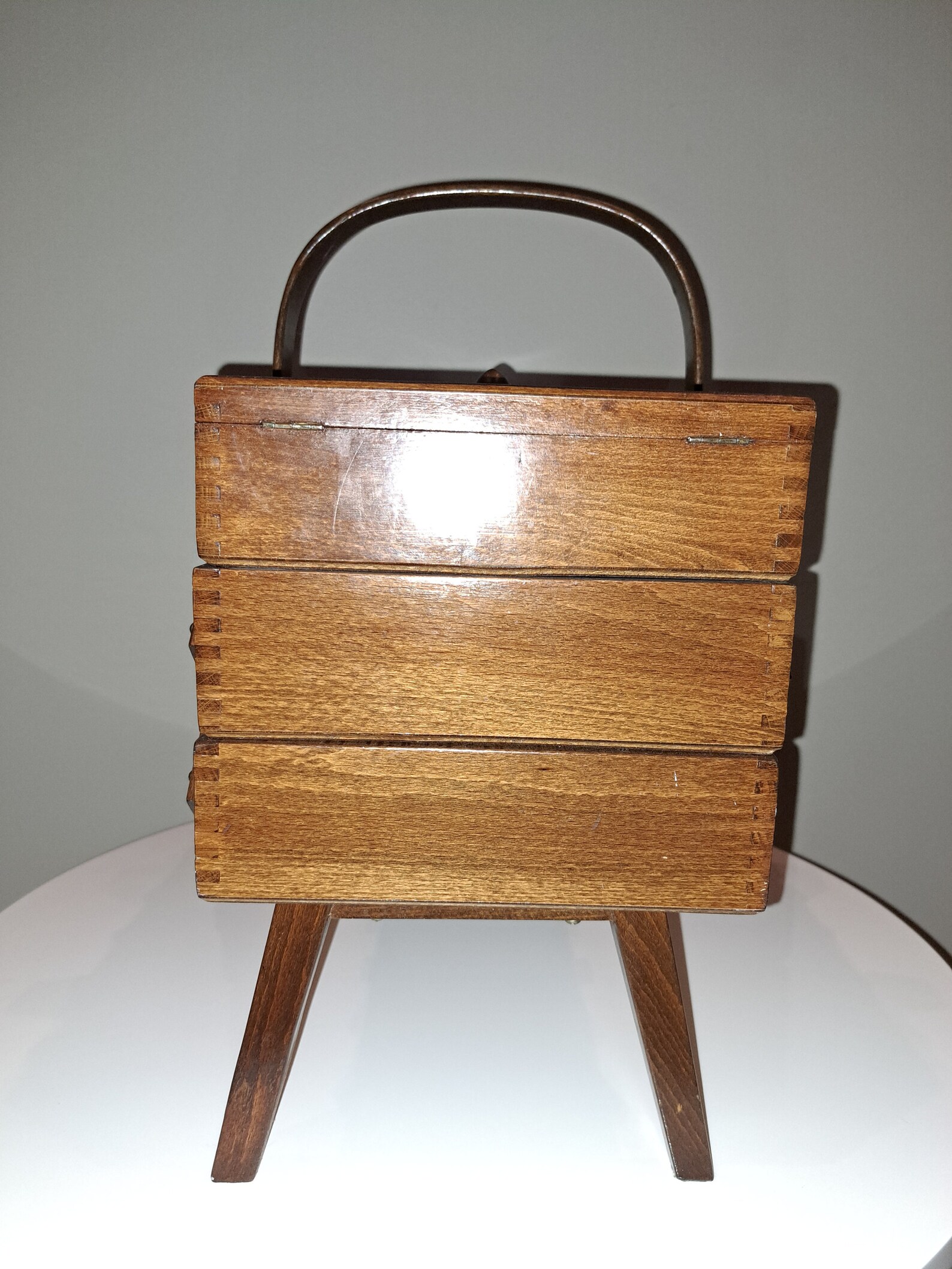 Vintage Accordion Sewing Box Etsy