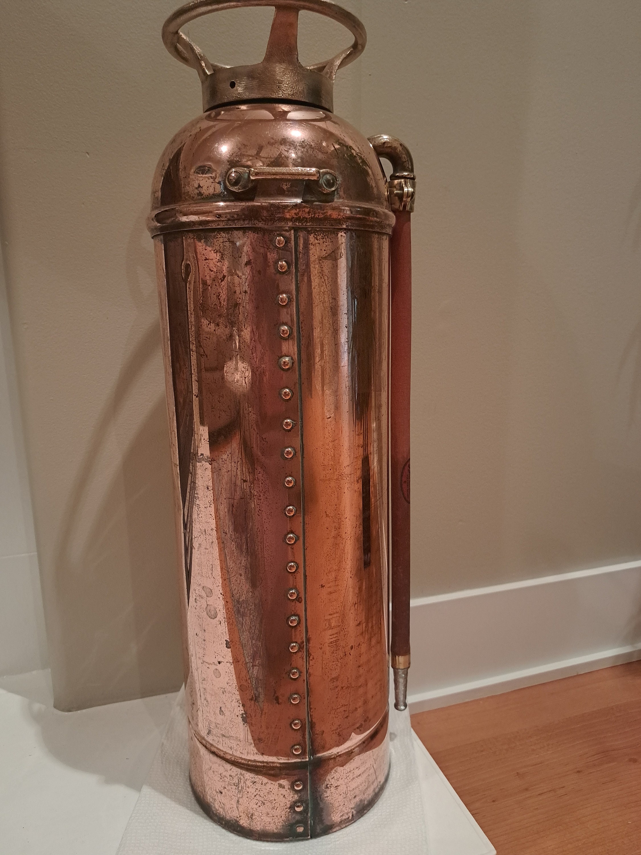 Vintage Essanay Fire Extinguisher Etsy