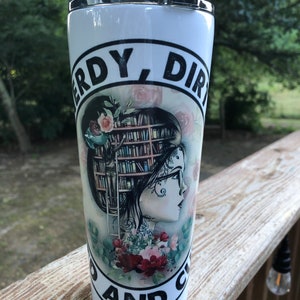 READING BOOK TUMBLER