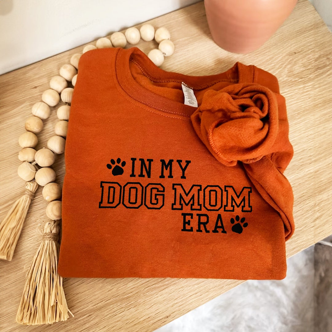 Comfort Colors® Personalized in My Dog Mom Era Embroidered Tee