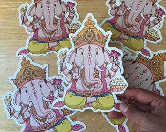 Big Ganesh Sticker: Hindu Deity vinyl sticker