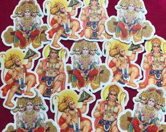 Hindu God Stickers: Hanumanji - Spiritual Decals