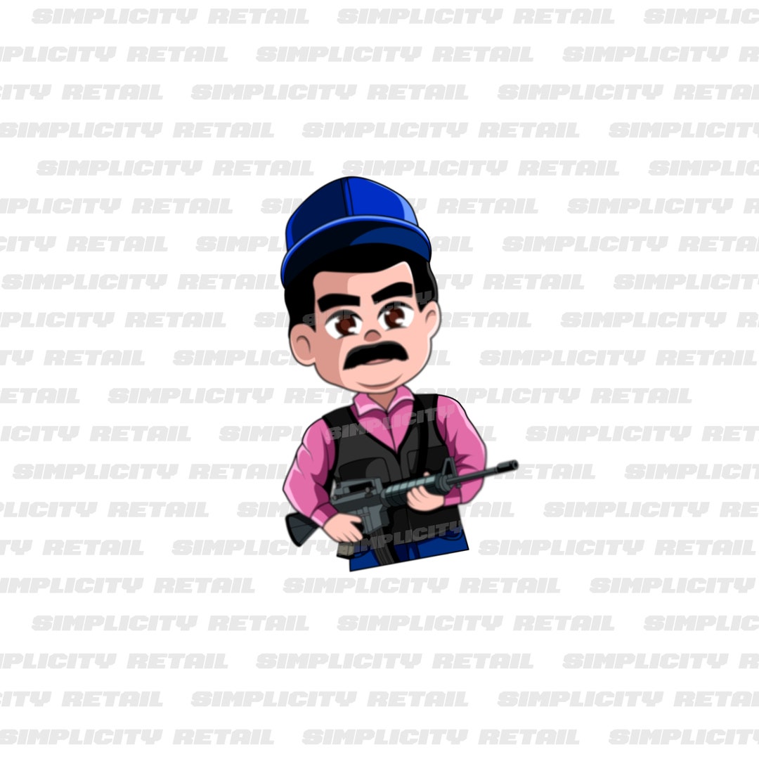 El Chapo Sticker Etsy