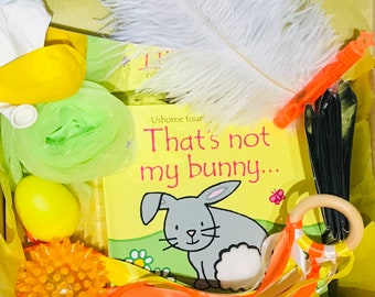 Easter baby sensory box