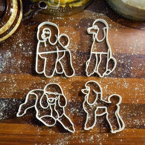 Poodle Cookie cutter/ Cute Dog Cookie Cutters. Clay Cutters, Fondand Cutters.