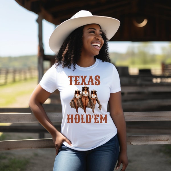 Cowgirl Tshirt, Western Themed Shirts, Country Girl Tshirts, Gift For Her, African American Cowgirl Tshirts,Afro Tshirts, Cowgirl Gift