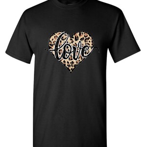 Leopard Print Valentines Day Shirt,Valentines Day Shirts For Woman,Heart Shirt,Cute Valentine Shirt,Valentines Day Gift,Cheetah Valentines