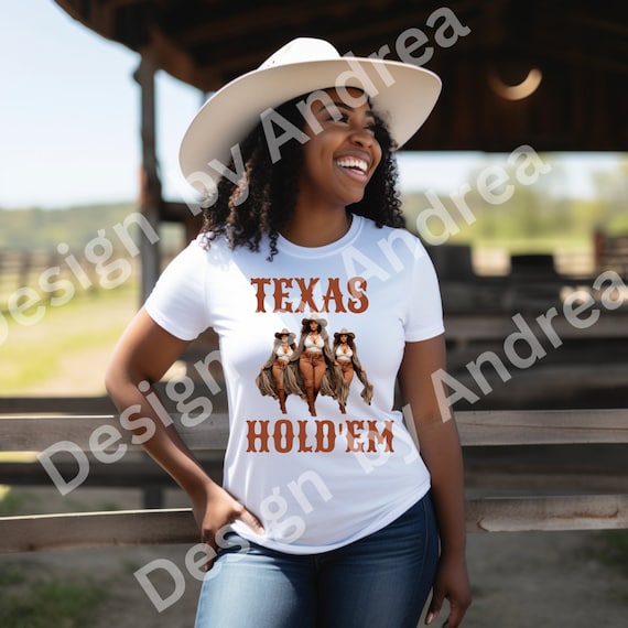 Cowgirl Tshirt Western Themed Shirts Country Girl Tshirts Gift For Her African American Cowgirl Tshirts Afro Tshirts Cowgirl Gift