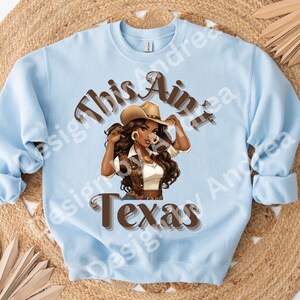 Western Themed Sweatshirt, Cowgirl Sweatshirt, African American Cowgirl Sweatshirt, Gift For Her, Melanin Cowgirl Sweatshirts, Rodeo Shirts