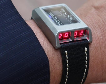 GP-2 Watch, Zirconium Handmade Led Watch - Etsy