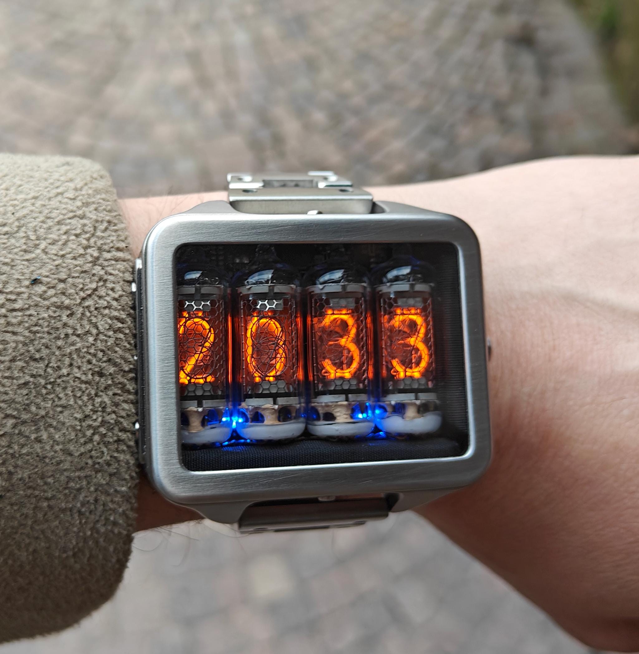 Nixie Watch, Titanium, Handmade, Accelerometer, Made in Italy - Etsy