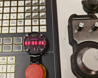 艶チィカ IC LED レッド ウェッジタイプ　3点セット Zirconium Watch Red Led, Handmade, Accelerometer, Wi-fi, Made in