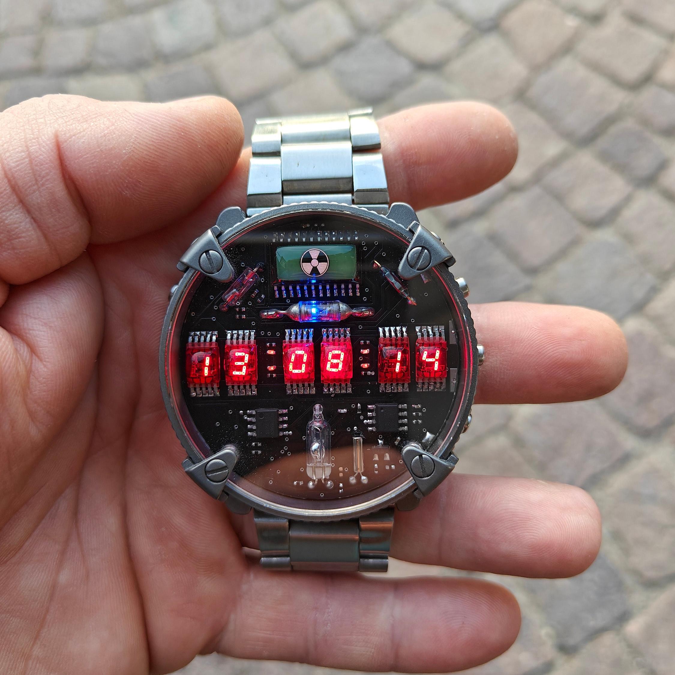 Zirconium Led Watch, Handmade, With Accelerometer and Wi-fi, Made in Italy - Etsy Zirconium Led Watch, Handmade, With Accelerometer and Wi-fi, Made in Italy - Etsy