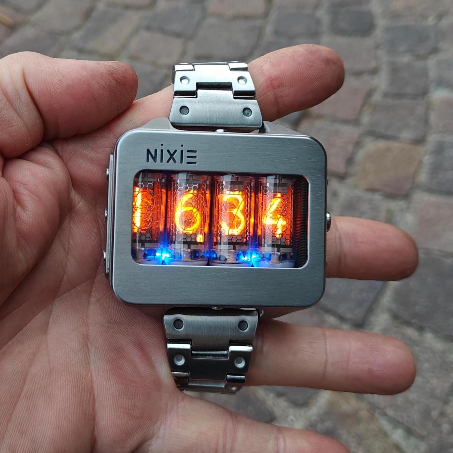 Nixie Watch, Titanium, Handmade, Accelerometer, Made in Italy - Etsy