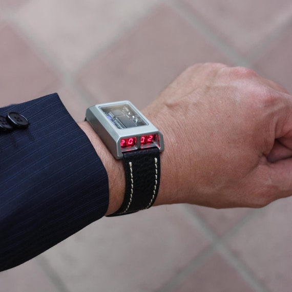 GP-2 Watch, Zirconium Handmade Led Watch - Etsy