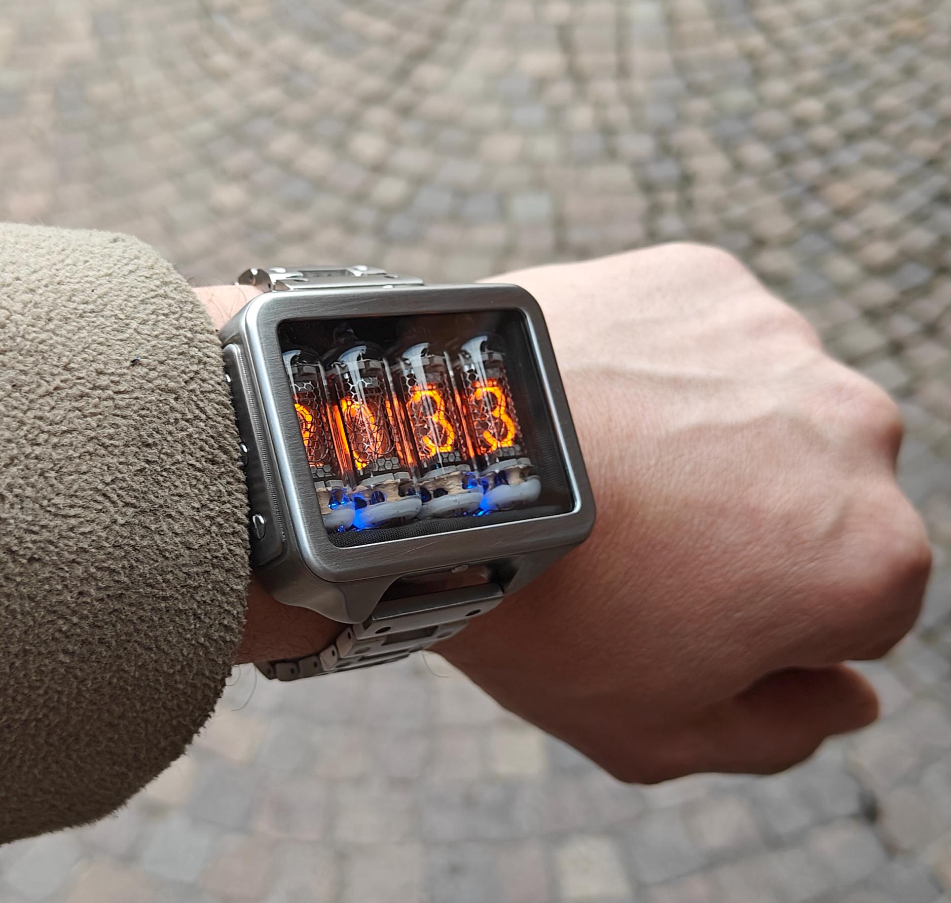 Nixie Watch, Titanium, Handmade, Accelerometer, Made in Italy - Etsy