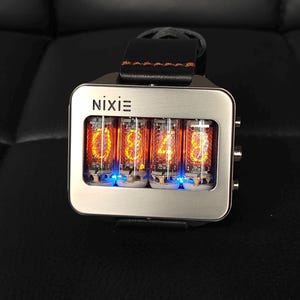Nixie watch, Titanium, handmade, accelerometer, Made in Italy image 14