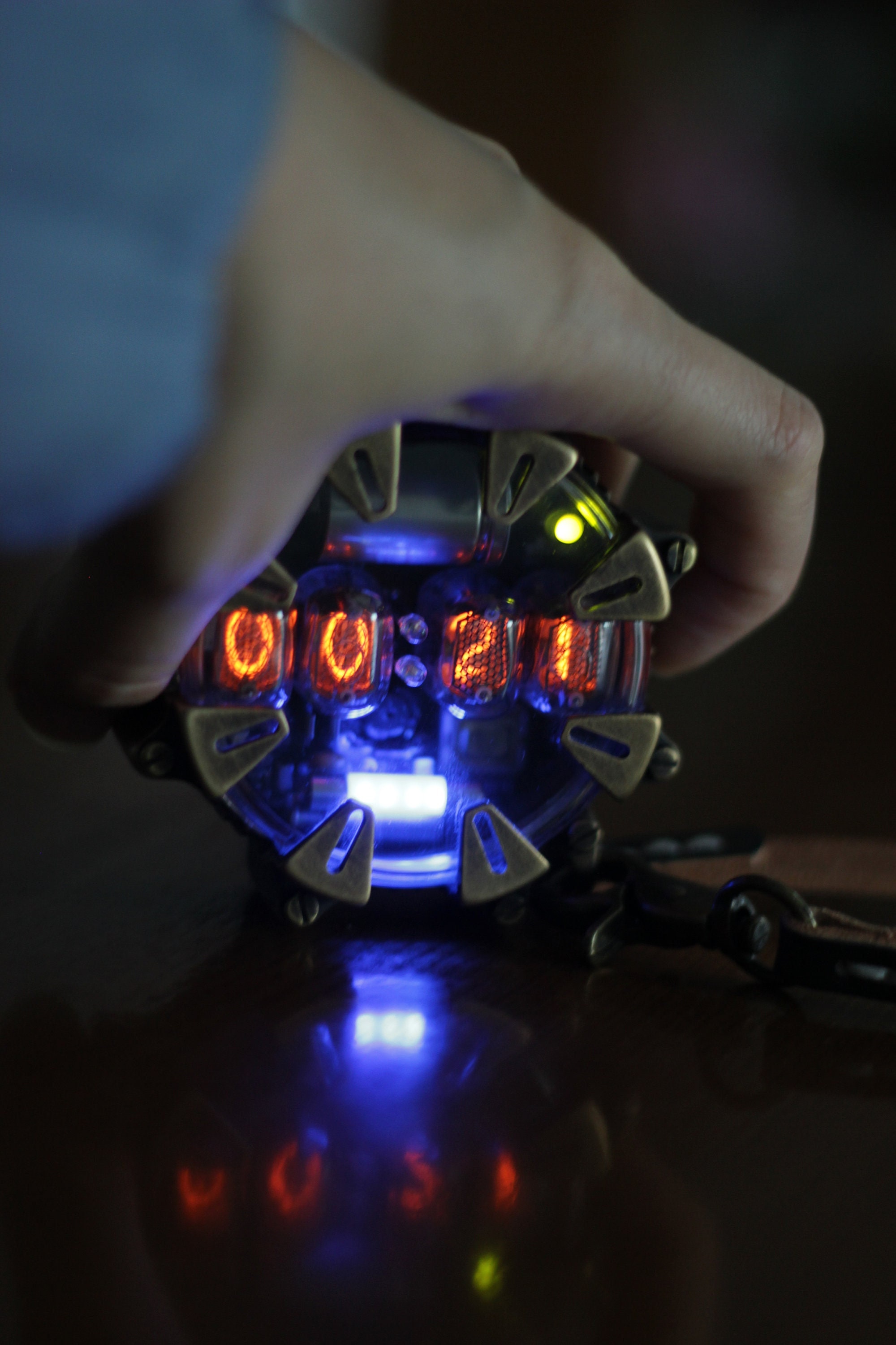 Nixie Pocket Watch, Xray Radiation Dosimeter, Made in Italy Etsy