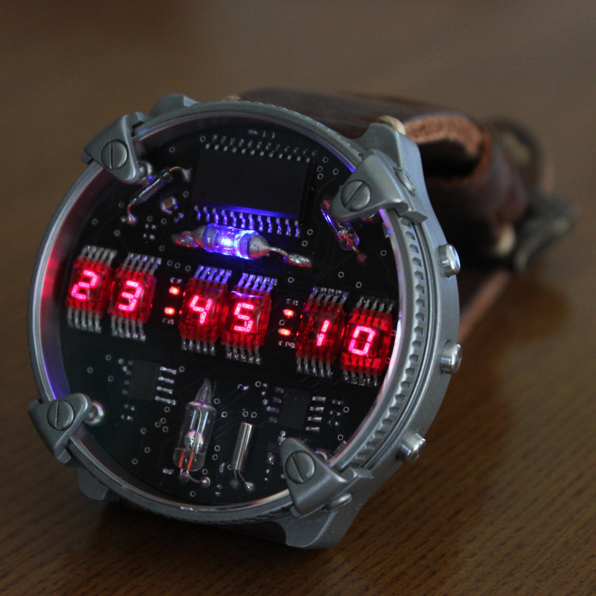 Zirconium Led Watch, Handmade, With Accelerometer and Wi-fi, Made in Italy - Etsy Zirconium Led Watch, Handmade, With Accelerometer and Wi-fi, Made in Italy - Etsy