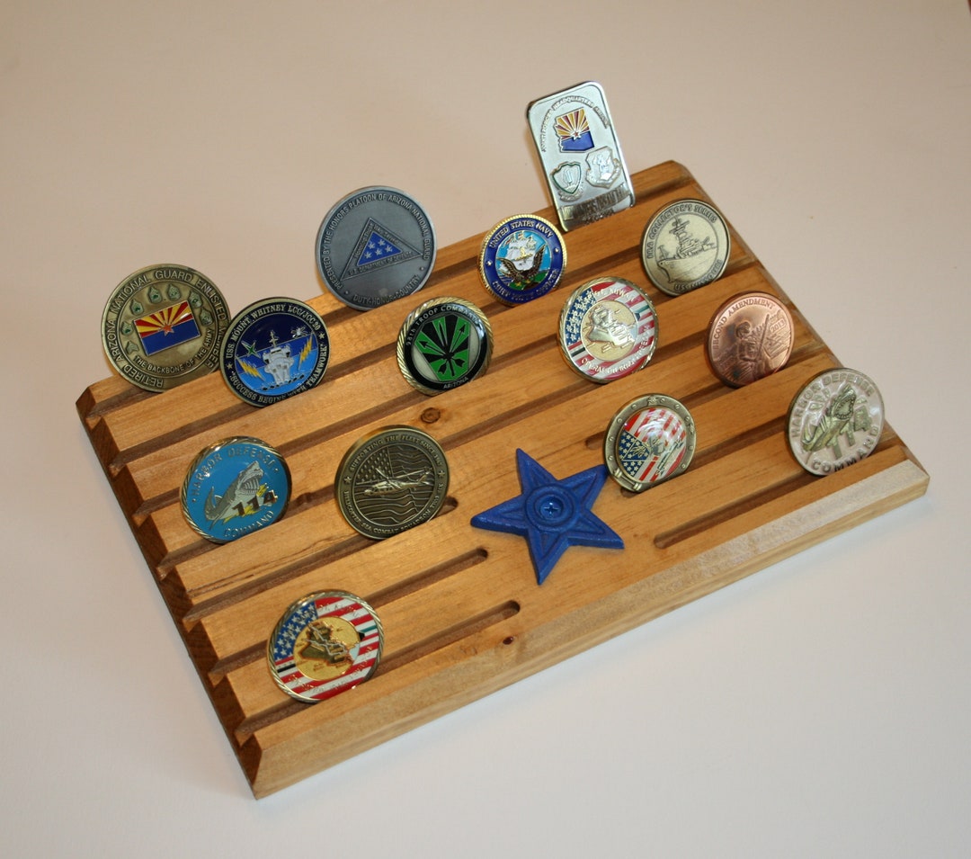 Challenge Coin Display Etsy