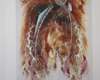 アート・デザイン・音楽 Glittering World Navajo Navajo Native American Artist W. B. Franklin Limited Edition