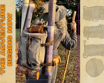 Legendary DnD Bundle! Bag of holding +Scroll +Potions and Map Tube/cooler! It&#39;s the only bundle you will need for any TTRPG Adventurer-D&D