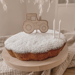 Cake topper | tractor