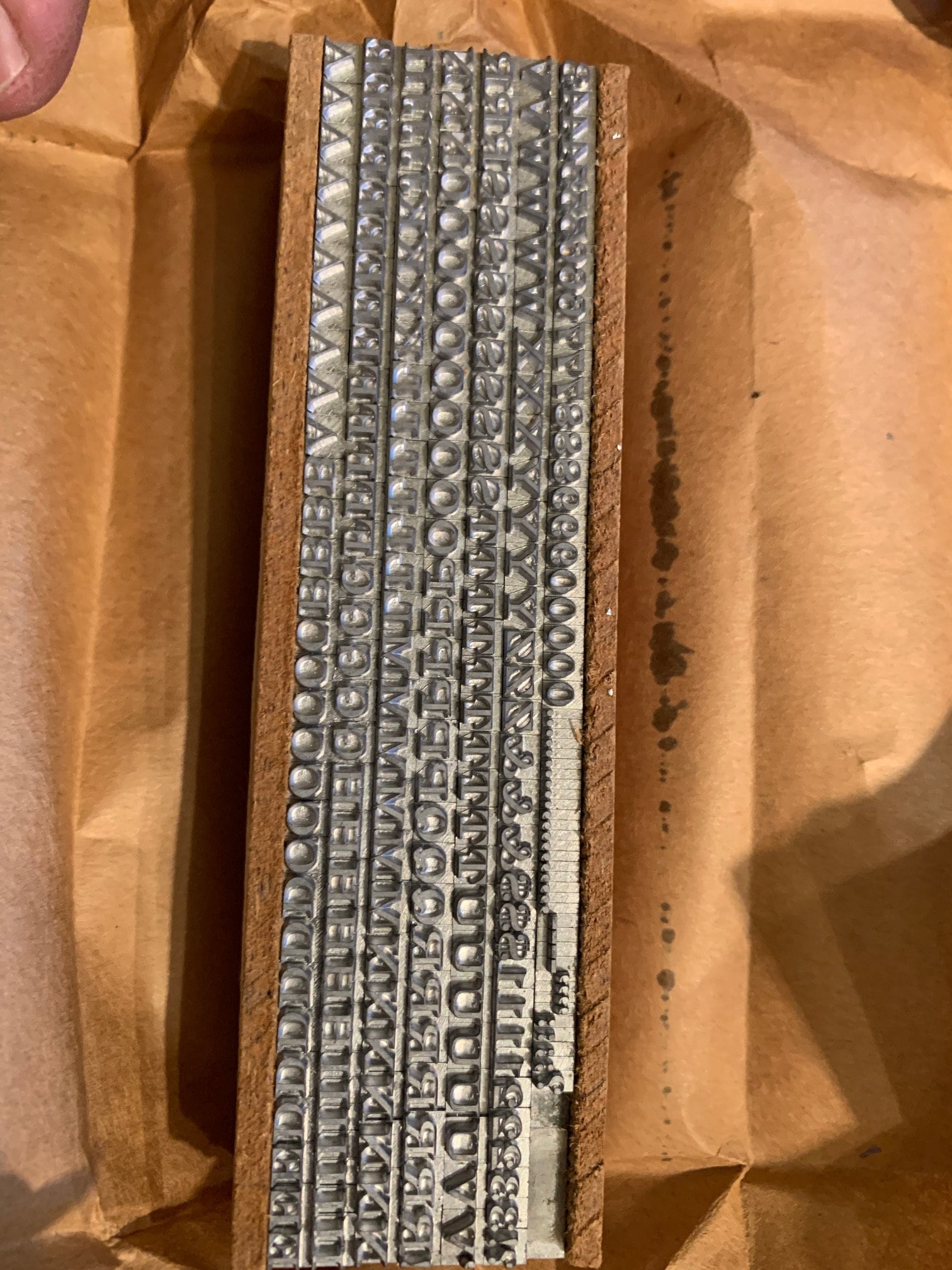 12pt Engravers Roman (Small) 大文字・数字 メタルスタンプ 活字 刻印 レザークラフト  Engraver\u0027s Roman 12 Point, New Fonts, in the #2 and #3 Body Size