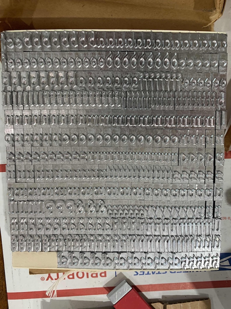 Schwabacher 36 Point Newly Cast Font, Complete, for Letterpress ...