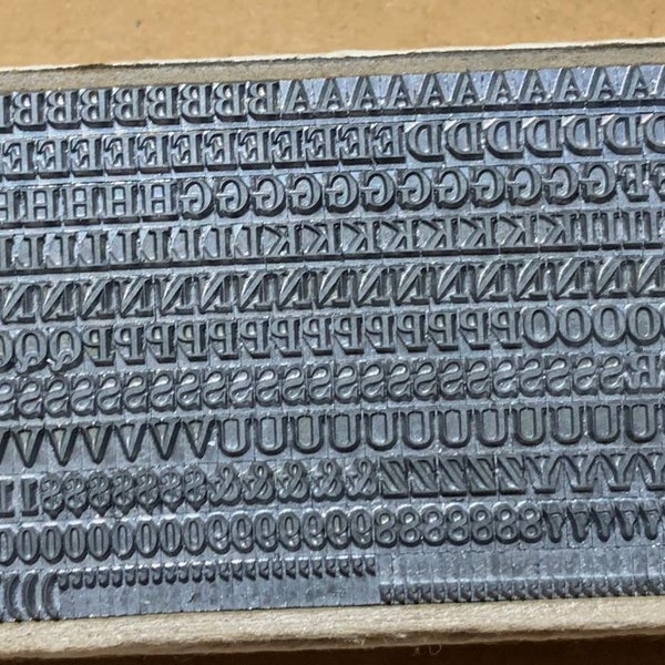 Letterpress Tray Etsy