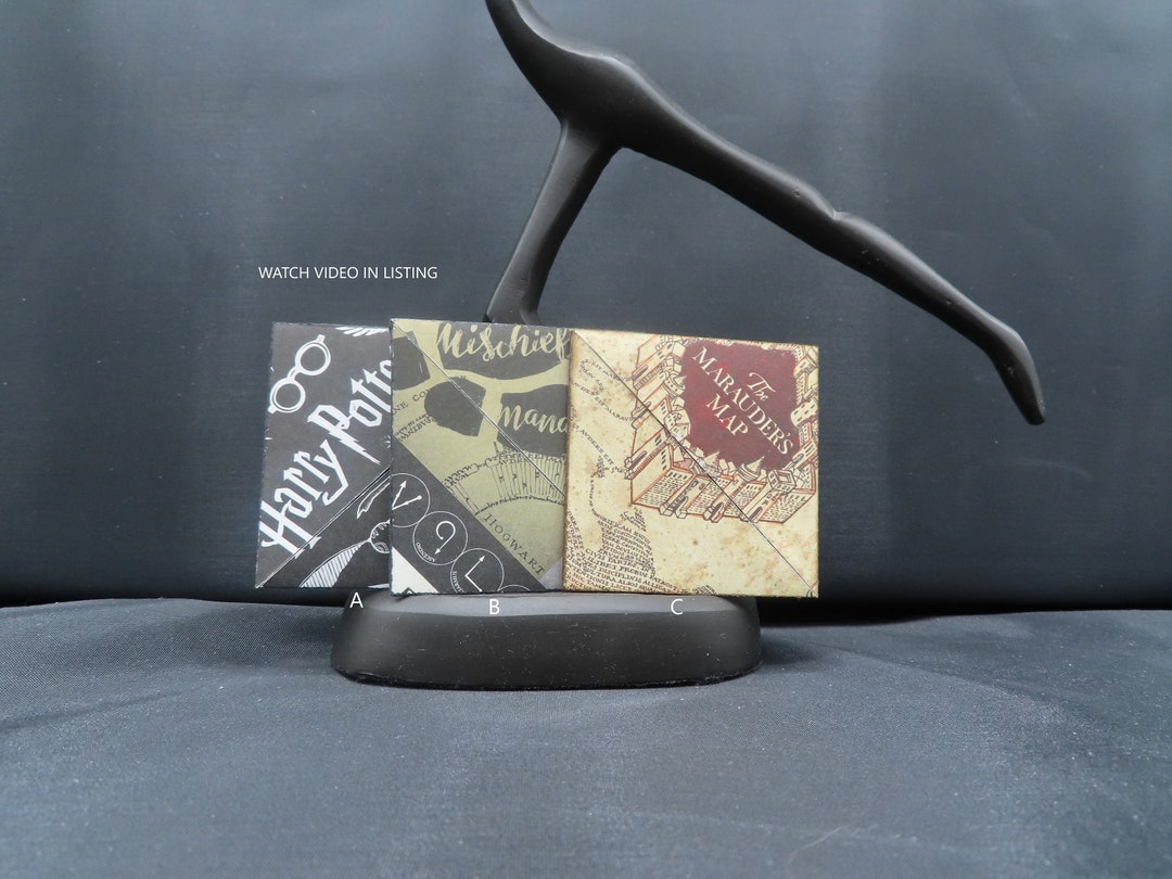 HARRY POTTER Corner Bookmark, 3 in One, Bookmark, Pick One, Mixed Media