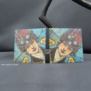 STEAMPUNK 3 in 1 CORNER BOOKMARK, Pick One, Mixed Media, Unique, Tag Gift, Graphic 45