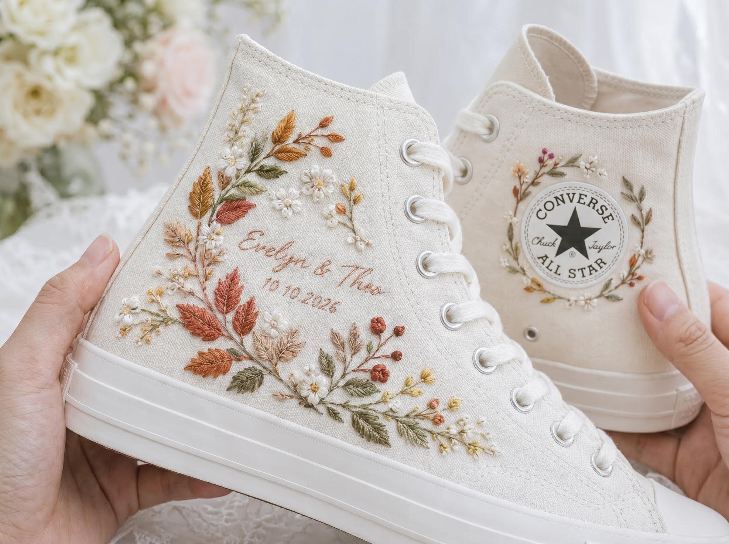 Floral nike embroidered - Etsy 日本