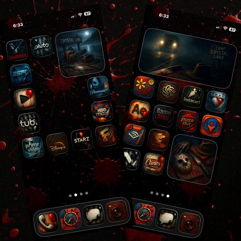 Ultimate Slasher Icon Pack - Ios 26 Ready Icons - Etsy