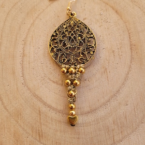 Single macrame loop, hippie, boho, ethnic, medieval style