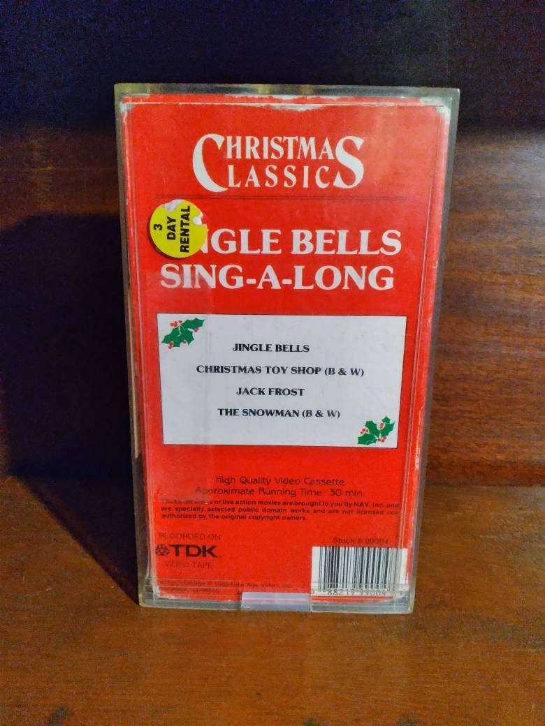 Christmas Classics: Jingle Bells Sing Along (VHS MOVIE) - Etsy