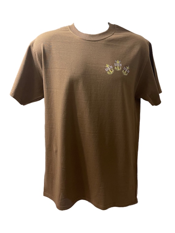 US Navy Chief "Tried, Tested & Accepted" Type III Woodland Brown undershirt