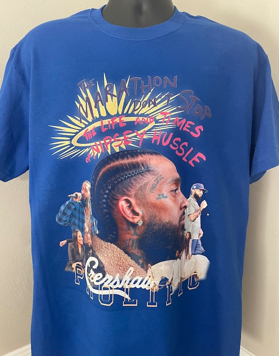 Nipsey Hussle “the Marathon Continues” Crenshaw Prolific Graphic