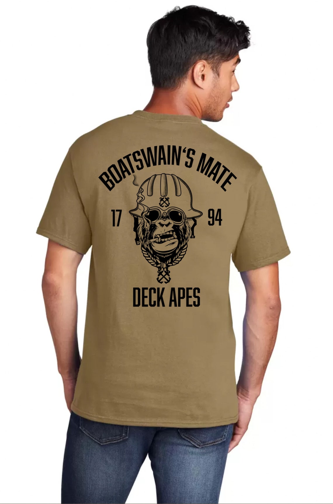 U.S. Navy Boatswain’s Mate Deck Ape T-shirt - Etsy