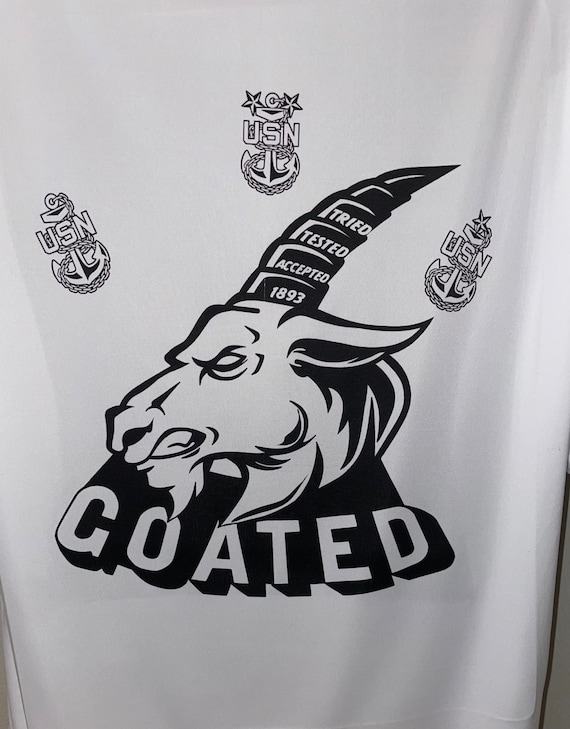 U.S Navy Chief Petty Officer “Goated” Dri-fit 100% Polyester