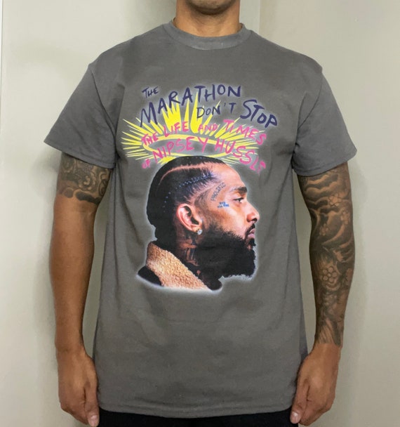 Nipsey Hussle “the marathon dont stop” Graphic Tee
