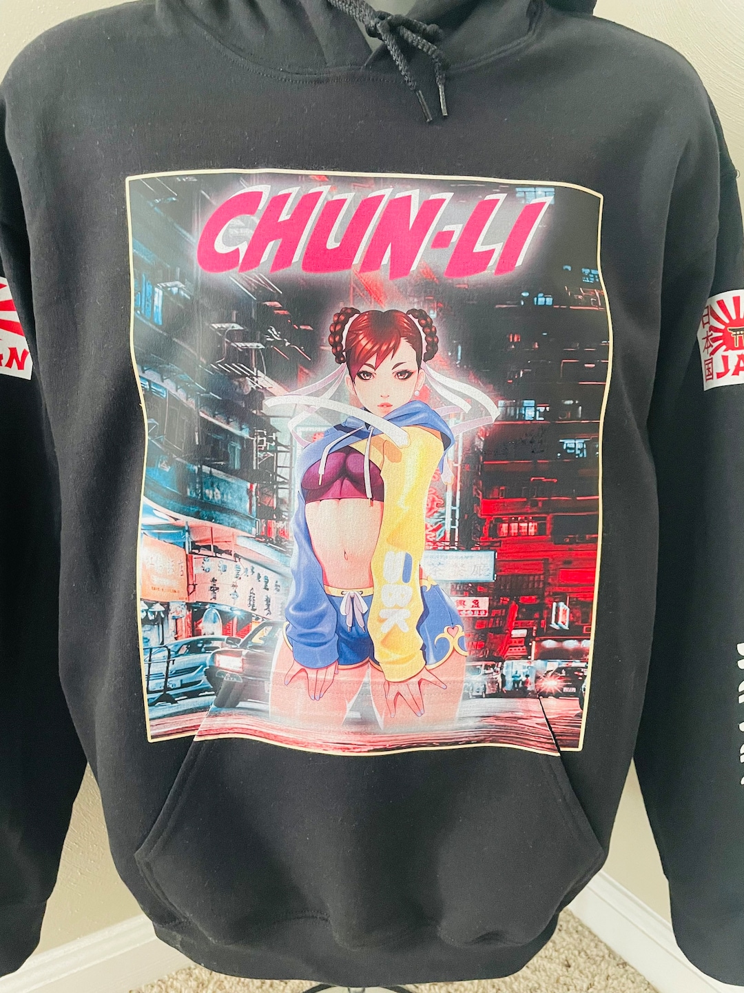 Chun-li Tokyo Japan Graphic Hoodie - Etsy