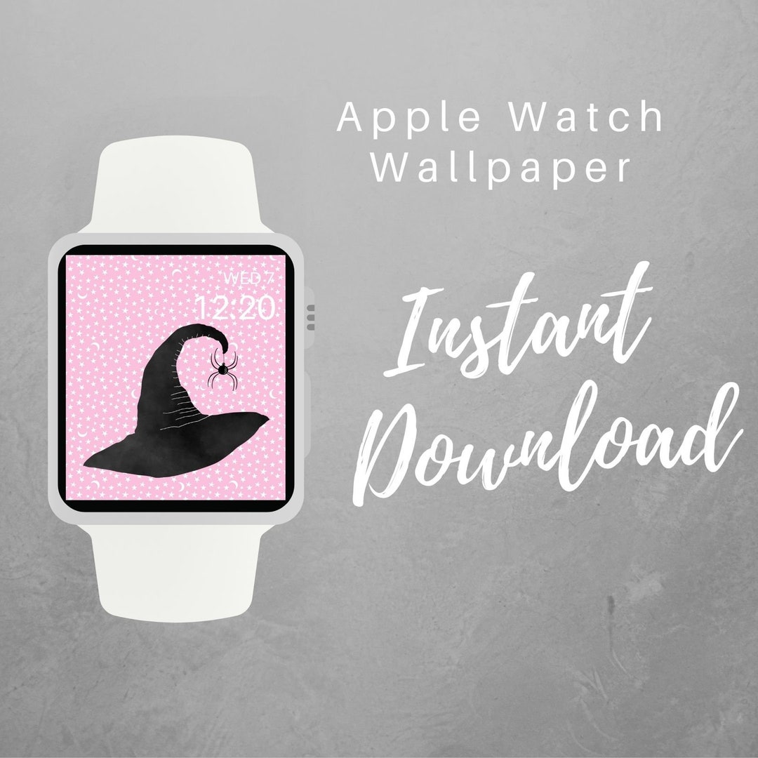 Apple Watch Wallpaper Halloween Witches Hat Etsy