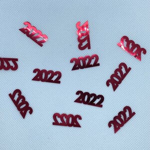 Year foil confetti
