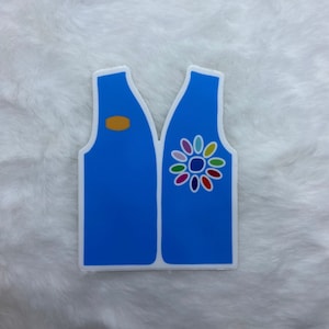 Girl Scout daisy vest