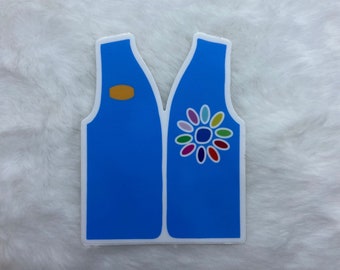 Girl Scout daisy vest