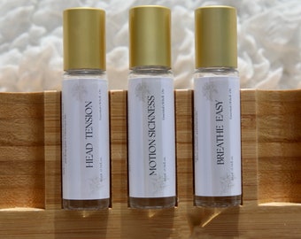 Essential Oil Roller: Head Tension, Breathe Easy